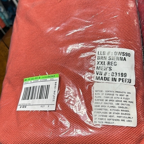 LLBean pullovers long sleeve size XXL- reg mens made in Peru round neck NWT - Picture 4 of 13